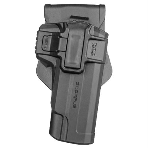 1911 Models Level 2 Holster - Retention, Paddle-Belt, Ambidextrous, Black