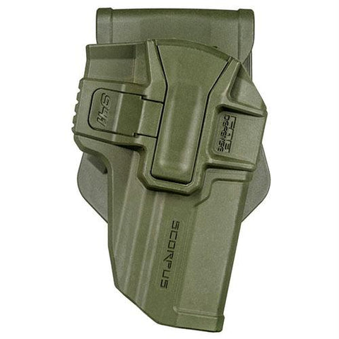 Jericho 941F Level 1 Holster - Paddle-Belt, Ambidextrous, Olive Drab Green