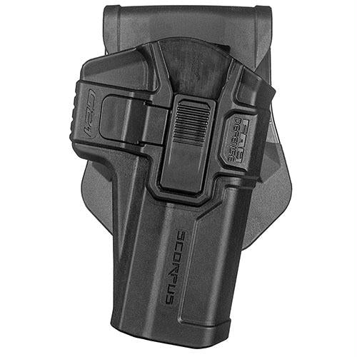 Glock 45 Level 2 Holster - Retention, Paddle-Belt, Ambidextrous, Black