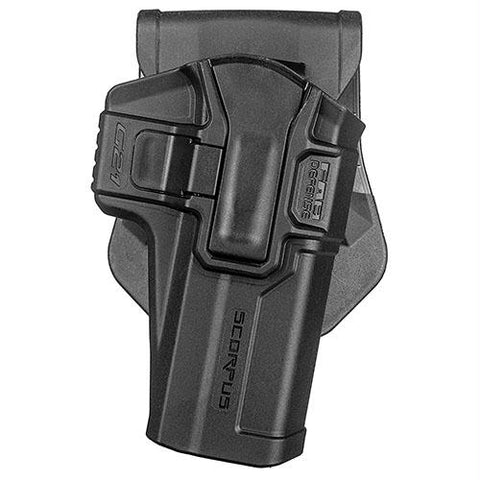 Glock 45 Level 2 Holster - Swivel, Paddle-Belt, Ambidextrous, Black