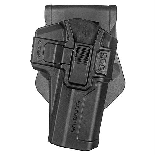 Glock 45 Level 2 Holster - Retention, Paddle-Belt, Ambidextrous, Black