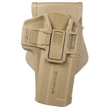 Glock 45 Level 2 Holster - Retention, Paddle-Belt, Ambidextrous, Flat Dark Earth