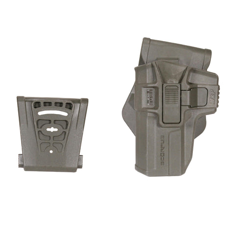 Smith & Wesson M&P Level 2 Holster - Retention, Paddle-Belt, Left Hand, Olive Drab Green