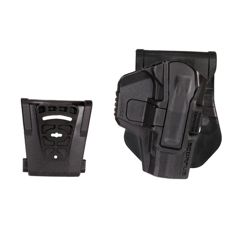 Makarov Level 1 Holster - Paddle-Belt, Swivel, Ambidextrous, Black