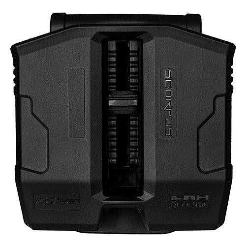 Double Magazine Pouch - Paddle-Belt, Glock .45-10mm, Blackt)-BK