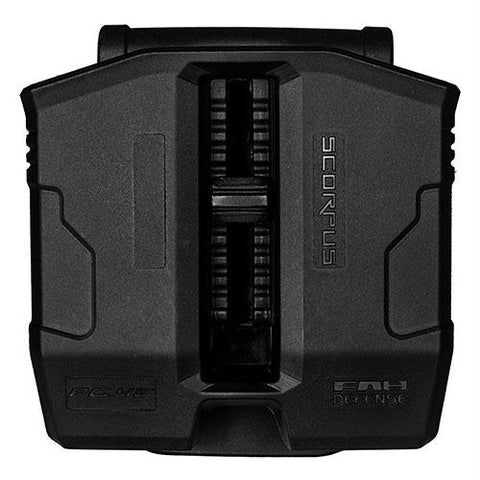 Double Magazine Pouch - Paddle-Belt, Glock .45-10mm, Blackt)-BK