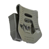 Double Magazine Pouch - Paddle-Belt, Glock  9mm-.40, Olive Drab Green