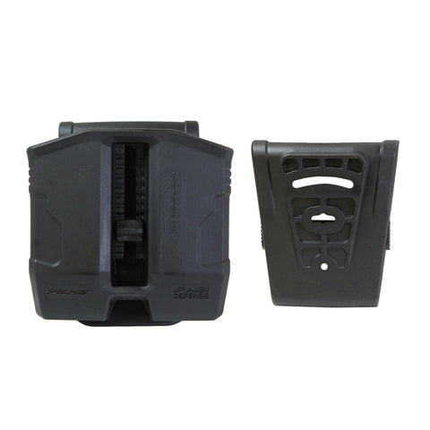 Double Magazine Pouch - Paddle-Belt , .45 and 10mm, Black