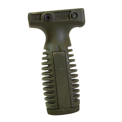 Quick Release Tactical Vertical Grip with Battery Compartment - Olive Drab Green