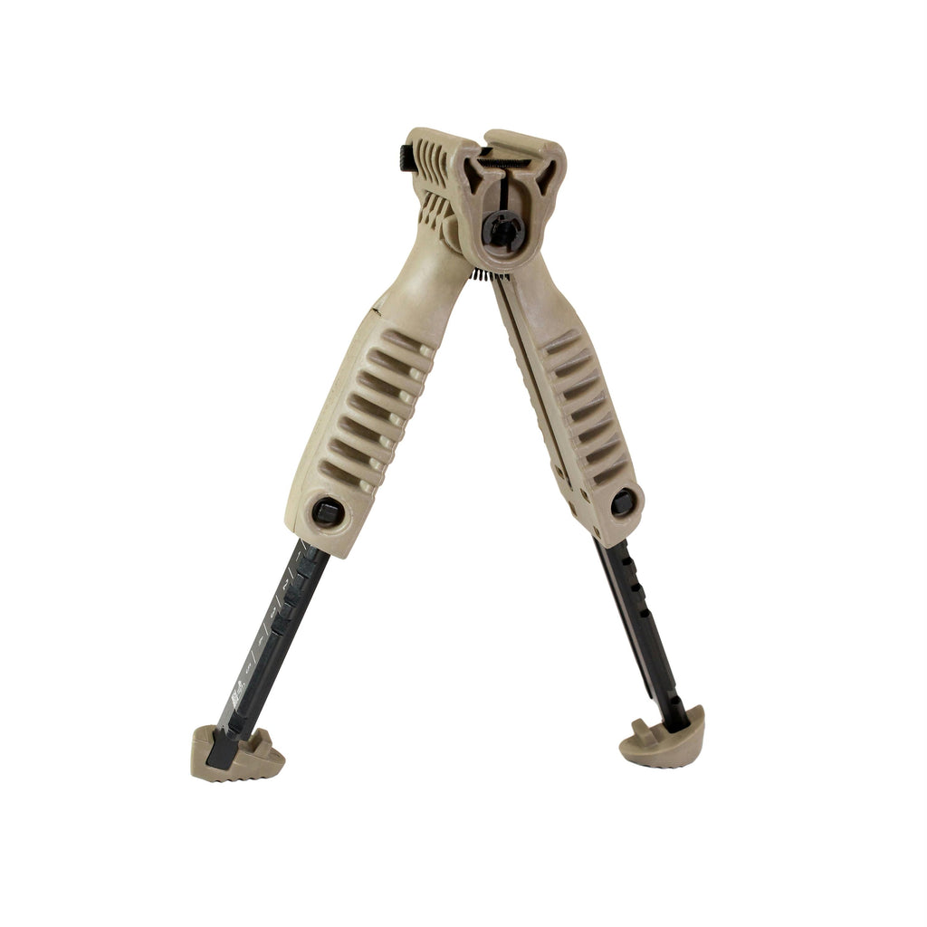 Tactical Foregrip with Integrated Adjustable Bipod, Flat Dark Earth