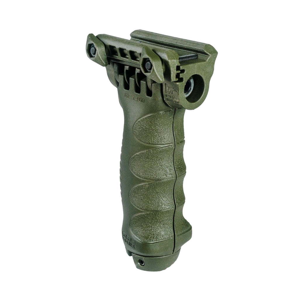 Tactical Vertical Foregrip with Integrated Adjustable Bipod - Gen II, Olive Drab Green