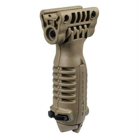 Tactical Foregrip with Integrated Adjustable Bipod - Quick Release, Flat Dark Earth