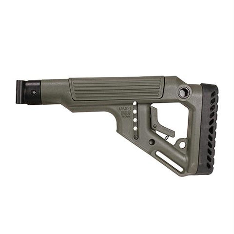 Tactical Folding Buttstock with Cheek Riser - AK-100, Olive Drab Green