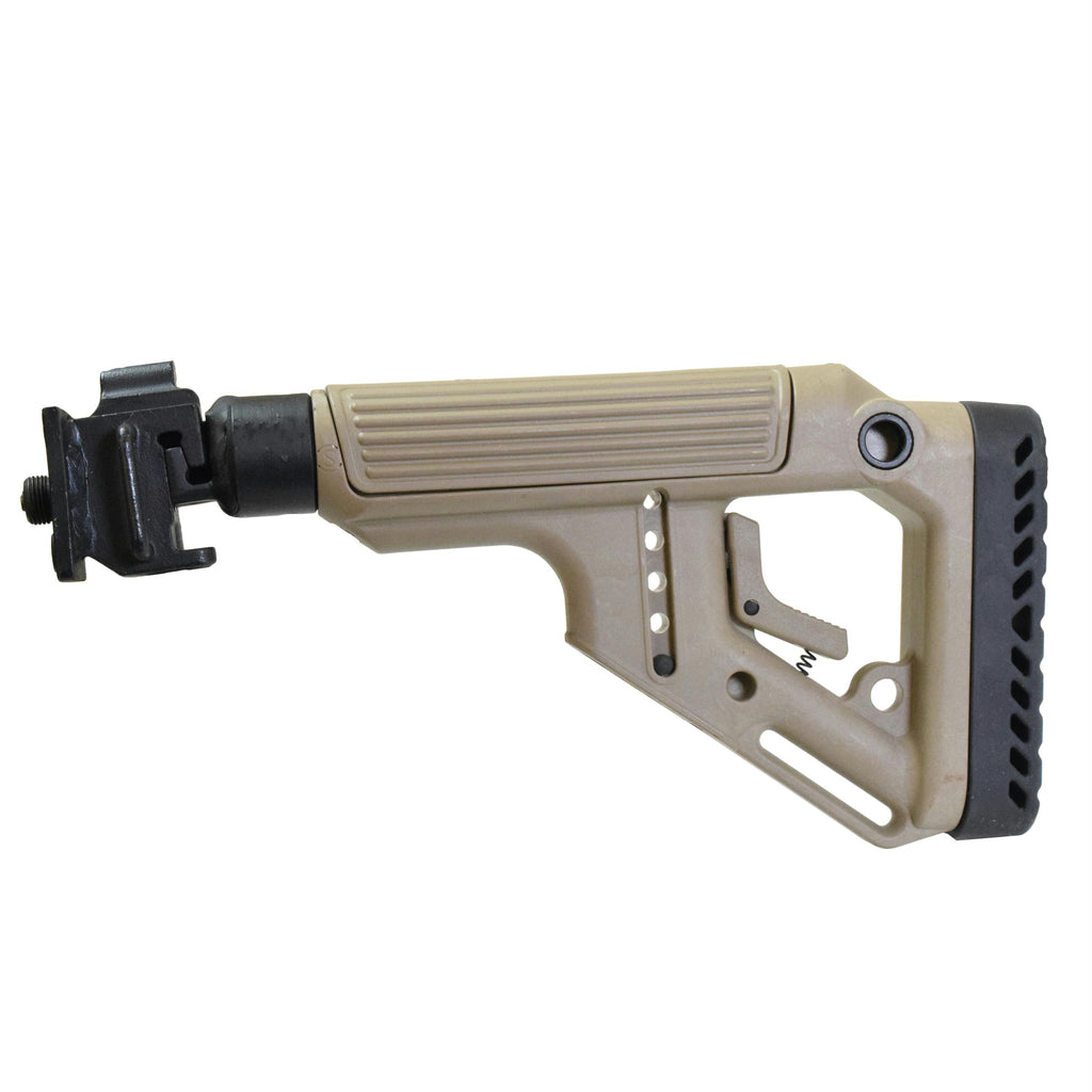 Tactical Folding Buttstock - with Cheek Rise and Steel Halil Hinge, CZ58, Flat Dark Earth