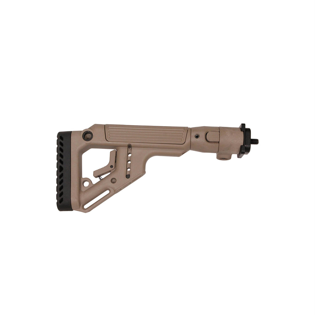 Folding Butt Stock with Cheek Piece - Zastava M70 B1, B3-M77 B1, Flat Dark Earth