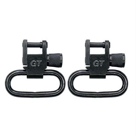 Swivel - Euro 1" Locking, Black, Set