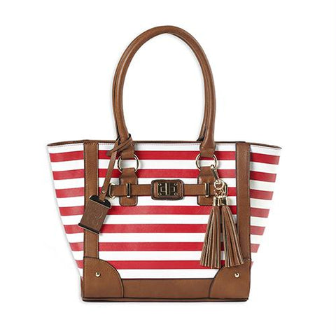 Tote Style Purse - with Holsters, Cherry Stripe