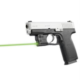 Reactor 5 Gen II Green Laser - Kahr Arms PM and CW 9-.45 with ECR Instant On IWB Holster, Black