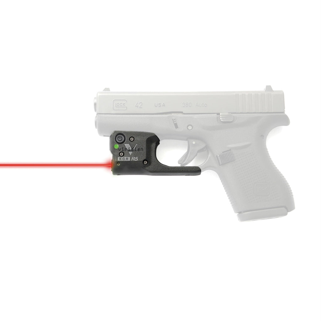 Reactor 5 Gen II Red Laser - Glock 42 with ECR Instant On Holster, Black