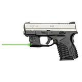 Reactor 5 Gen II Green Laser - Springfield XDS with ECR Instant On IWB Holster, Black