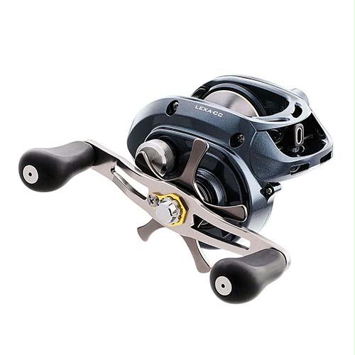 Lexa CC Baitcasting Reel - 400, 5.1:1 Gear Ratio, 27.10" Retrieve Rate, 25 lb Max Drag, Right Hand