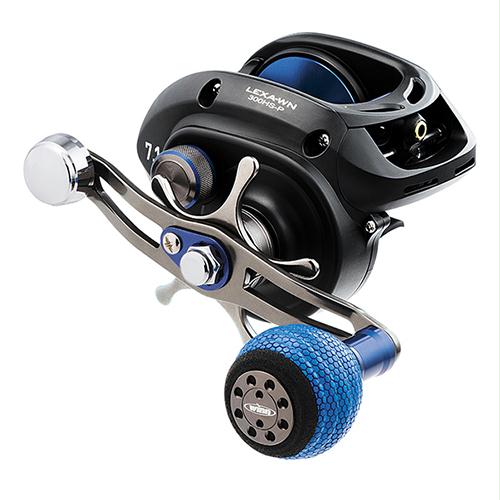 Lexa Type WN Casting Reel - 300, 7.1:1 Gear Ratio, 32.40" Retrieve Rate, 22 lb Max Drag, Right Hand