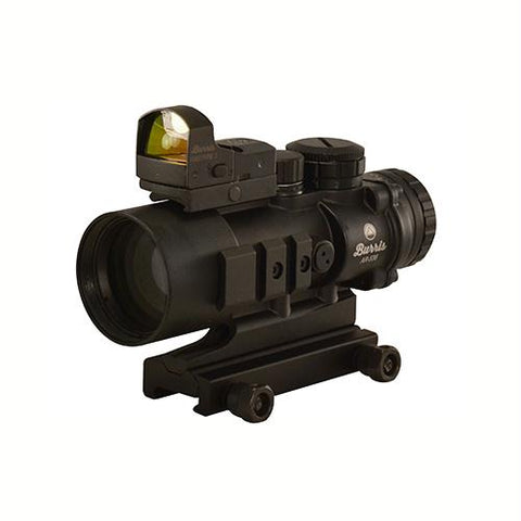 AR Prism Sight Ballistic CQ Reticle with Free FastFire III Reflex Red Dot Sight - AR-536, 5x36mm, 3 MOA with Picatinny Mount, Matte Black