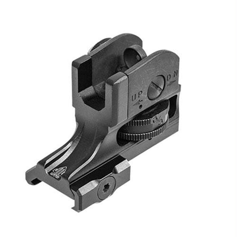 UTG AR15 Super Slim Fixed Rear Sight, Picatinny, Black