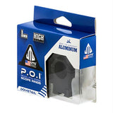 UTG PRO 1"-2PCs High Profile P.O.I Dovetail Rings, Black