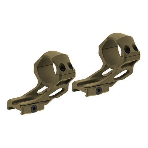 UTG Accu-Sync Offset Picatinny Rings - 30mm High Profile, 37mm, Flat Dark Earth