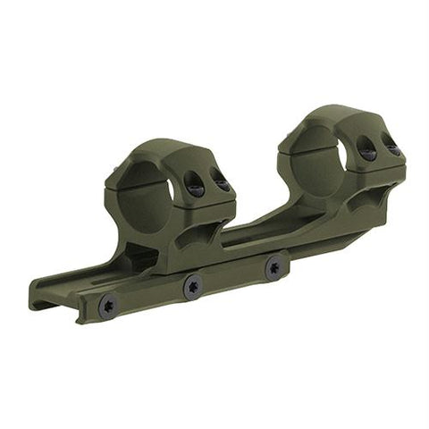 UTG Accu-Sync Offset Picatinny Rings - 1" Medium Profile, 50mm, Olive Drab Green