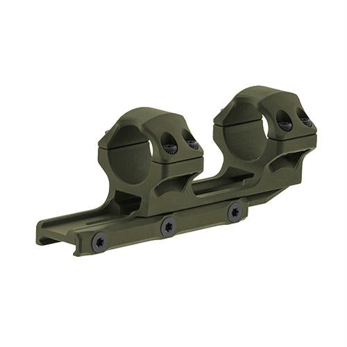 UTG Accu-Sync Offset Picatinny Rings - 1" Medium Profile, 34mm, Olive Drab Green