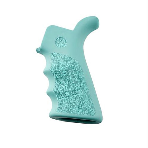 AR-15-M-16 Rubber Grip - Beavertail with Finger Grooves, Aqua