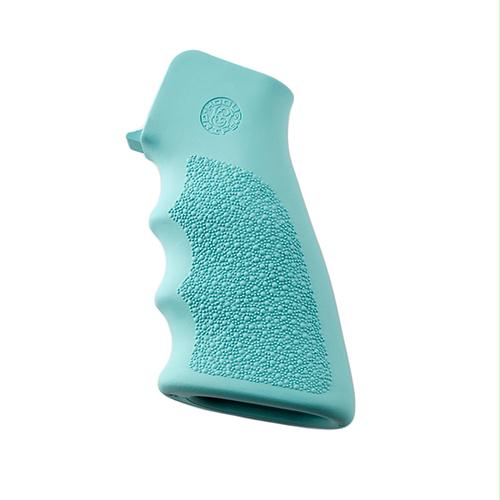 AR-15 Rubber Grip - with Finger Grooves, Aqua