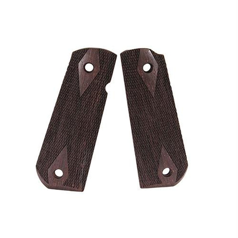 1911 Government Grips - Round Heel, Ambidextrous Safety Cut, Smooth, Rosewood