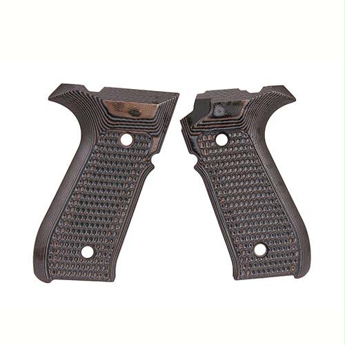 Rex Zero 1 Grips, Piranha G10 G-Mascus, Black-Gray