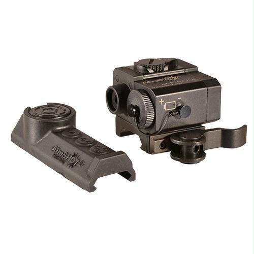 Compact Rifle Laser with QR Mount and Wireless Rail Mount Pad Switch, Black