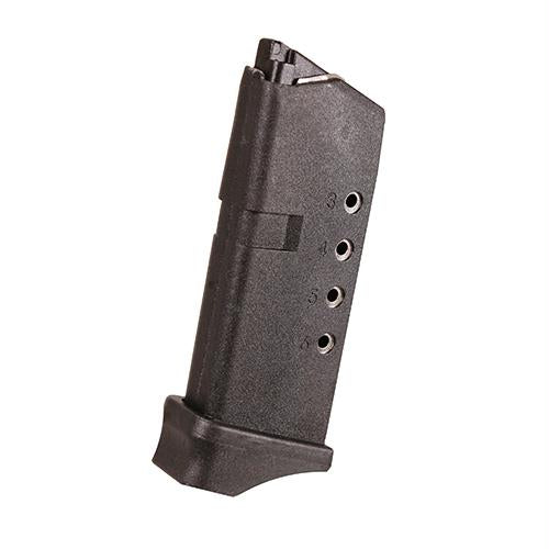 Glock Magazine - Model 43, 9mm, 6 Rounds, Black P{olymer