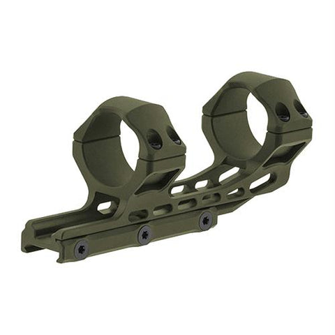 UTG Accu-Sync Offset Picatinny Rings - 34mm High Profile, 50mm, Olive Drab Green