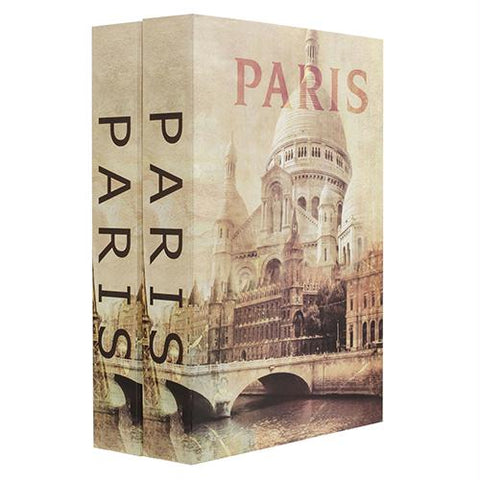 Book Safe - Paris To Paris Dual Book Lock Box