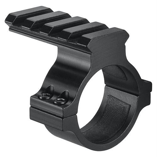 30mm Ring with Picatinny Top Rail, Black