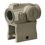 Micro Red Dot Sight - 2 MOA Dot, Low and 1-3 Co-Witness Mount, Flat Dark Earth