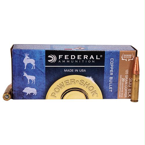 300 AAC Blackout, 120 Grains, Power-Shok Copper, Per 20