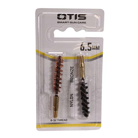 Bore Brushes - 6.5mm Caliber (1 Nylon and 1 Bronze)