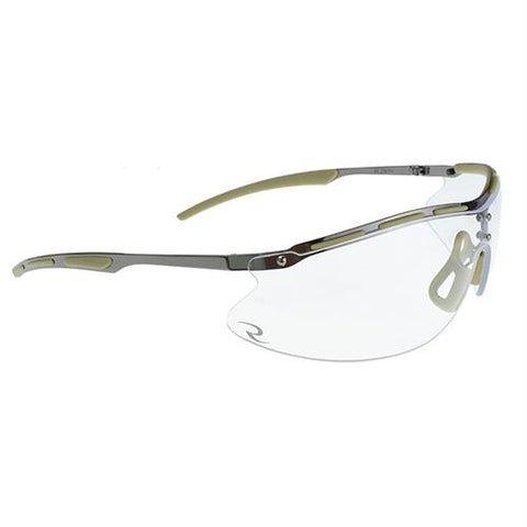 Tactical Safety Eyewear - Metal Frame, Clear Lens