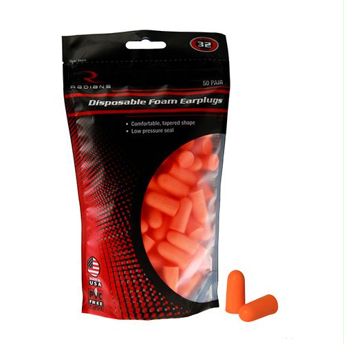 Foam Earplugs - Package of 50