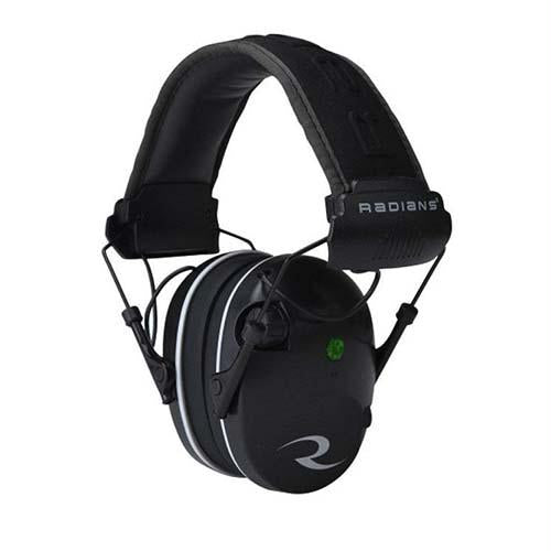 R-Series Dual Mic Electronic Earmuff, Black