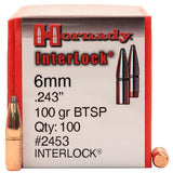 6mm Bullets - 100 Gr BTSP (Per 100)