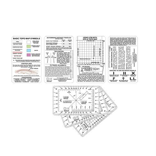 Plastic 5 Card Set For Land Navigation