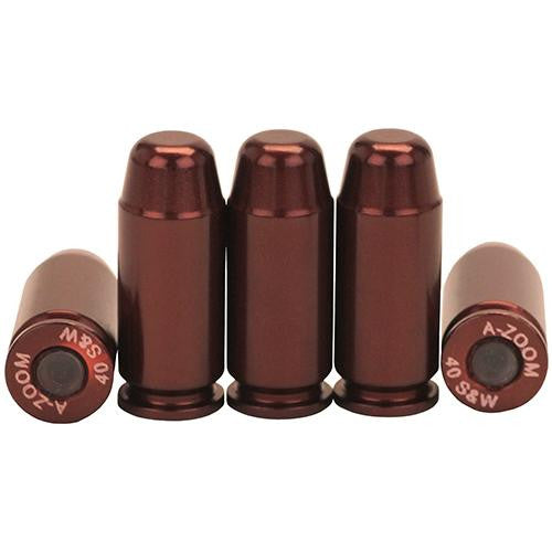 Pistol Metal Snap Caps - 40 Smith & Wesson, Per 5